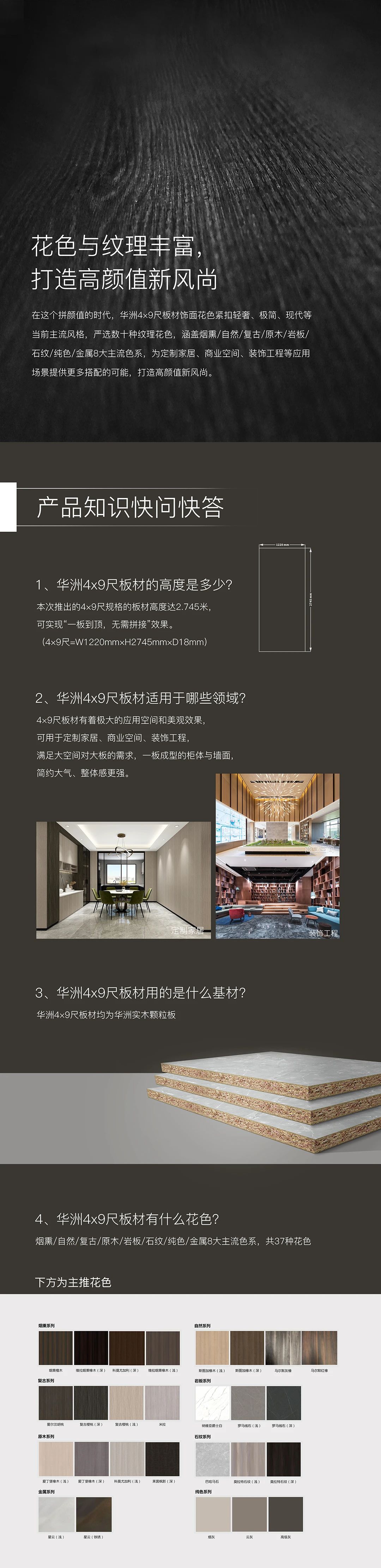 新品發(fā)布  華洲Max+板材系列，享受一板到頂?shù)耐昝?圖4)