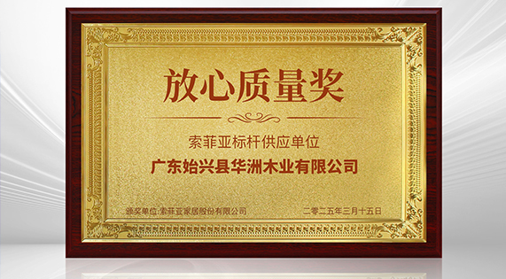 《3?15 消費(fèi)維權(quán)打假論壇》&mdash;&mdash;華洲木業(yè)榮獲 &ldquo;放心質(zhì)量獎&rdquo;