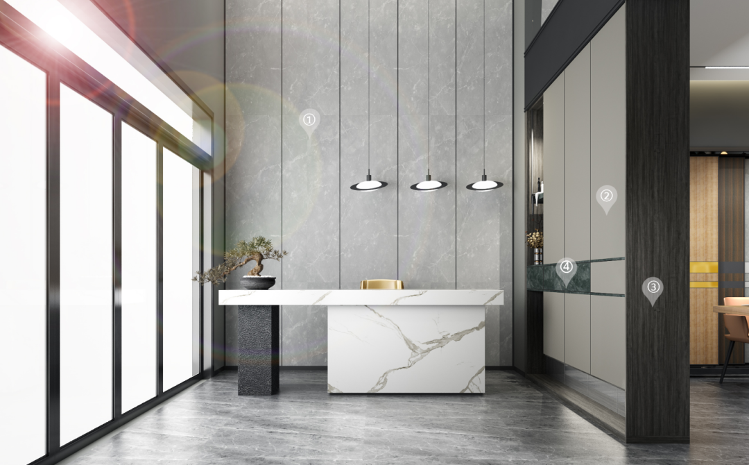 華洲木業(yè)︱廣西梧州戰(zhàn)略合作商 168㎡ 復(fù)式展廳空間設(shè)計(jì)案例(圖2)