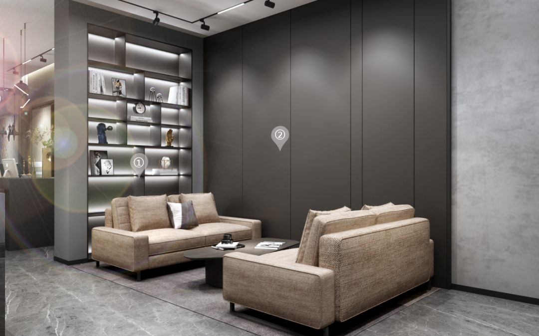 華洲木業(yè)︱廣西梧州戰(zhàn)略合作商 168㎡ 復(fù)式展廳空間設(shè)計(jì)案例(圖6)