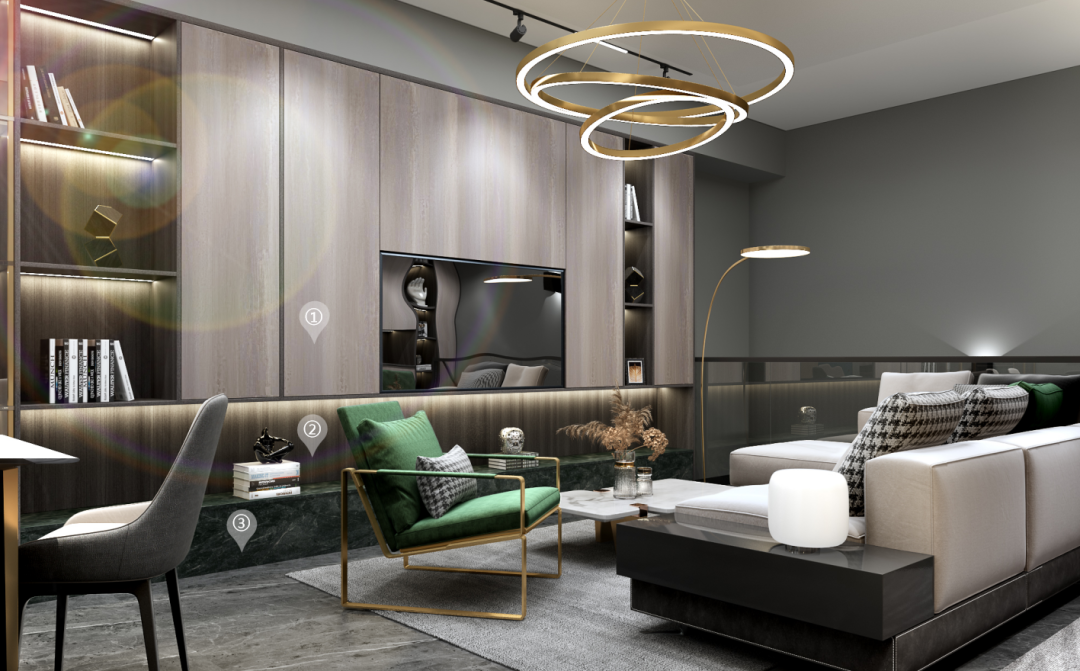 華洲木業(yè)︱廣西梧州戰(zhàn)略合作商 168㎡ 復(fù)式展廳空間設(shè)計(jì)案例(圖9)