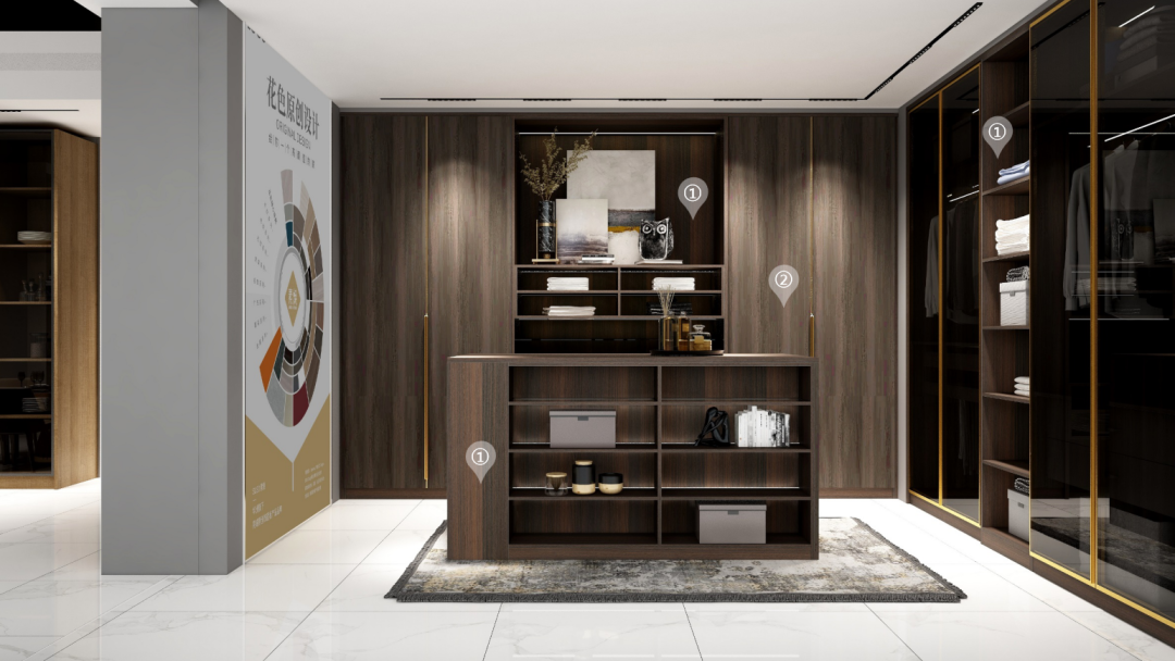 華洲木業(yè)︱廣東佛山戰(zhàn)略合作商 260㎡ 復式展廳空間設計案例(圖2)