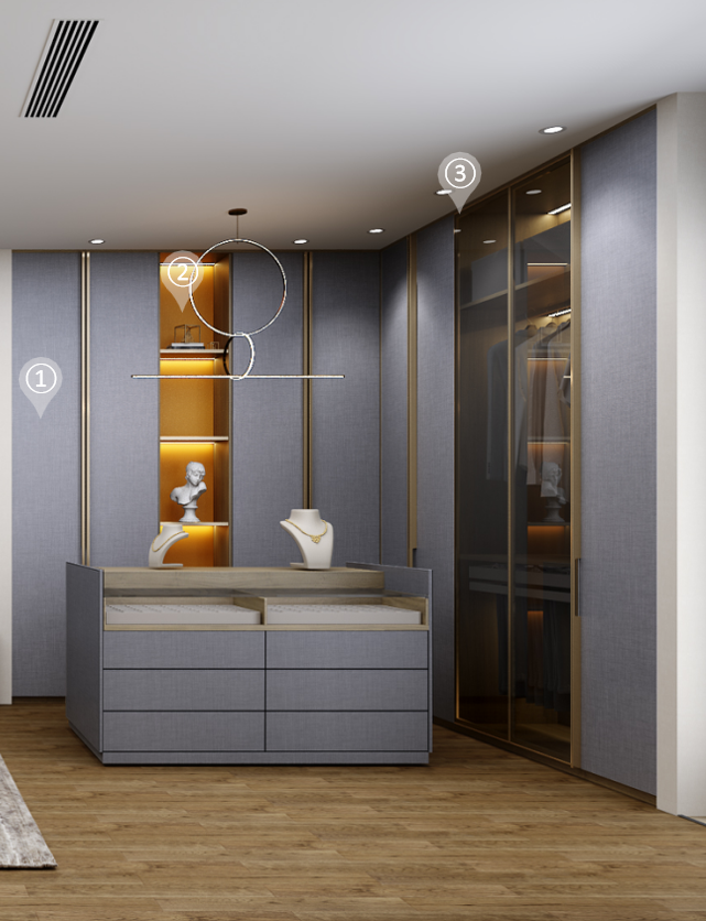 華洲木業(yè)︱廣東陽江戰(zhàn)略合作商 266㎡展廳空間設(shè)計案例(圖4)