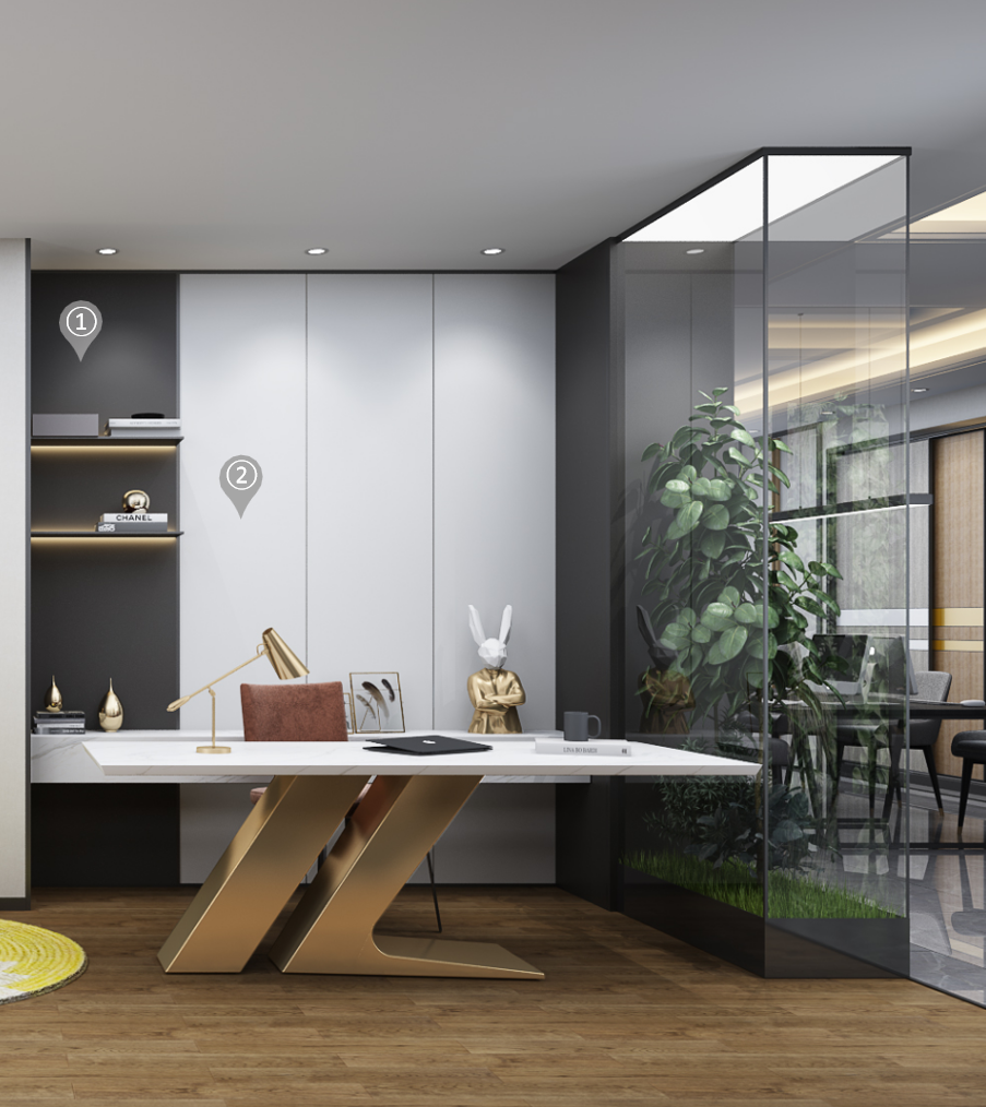 華洲木業(yè)︱廣東陽江戰(zhàn)略合作商 266㎡展廳空間設(shè)計案例(圖7)