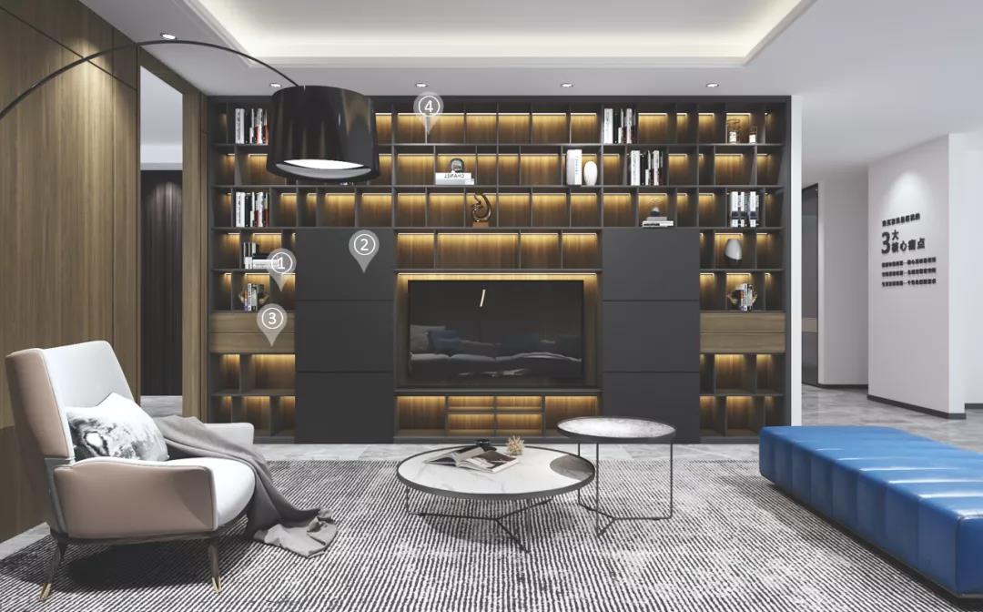 華洲木業(yè)︱江西橫峰戰(zhàn)略合作商 235㎡ 展廳空間設(shè)計案例(圖3)