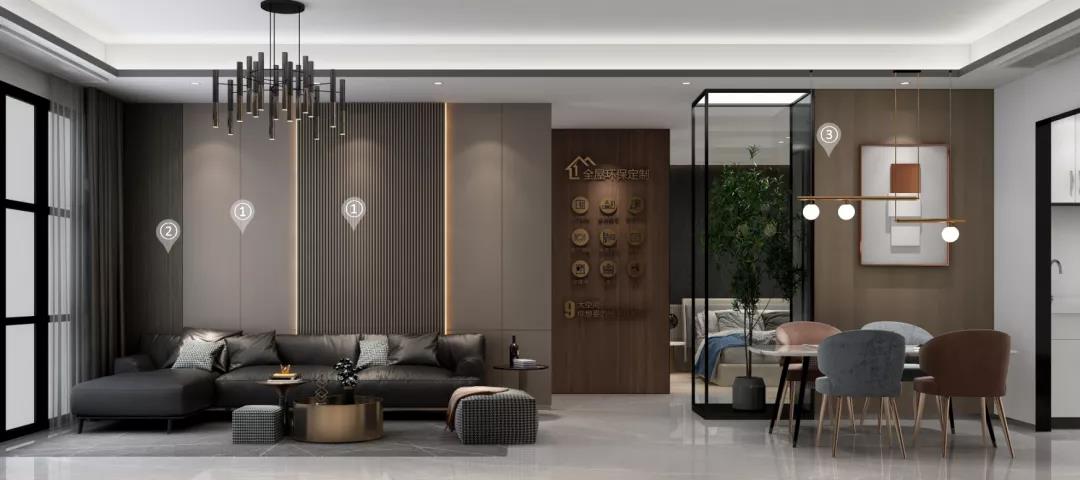 華洲木業(yè)︱廣西戰(zhàn)略合作商 110㎡ 展廳空間設(shè)計案例(圖3)