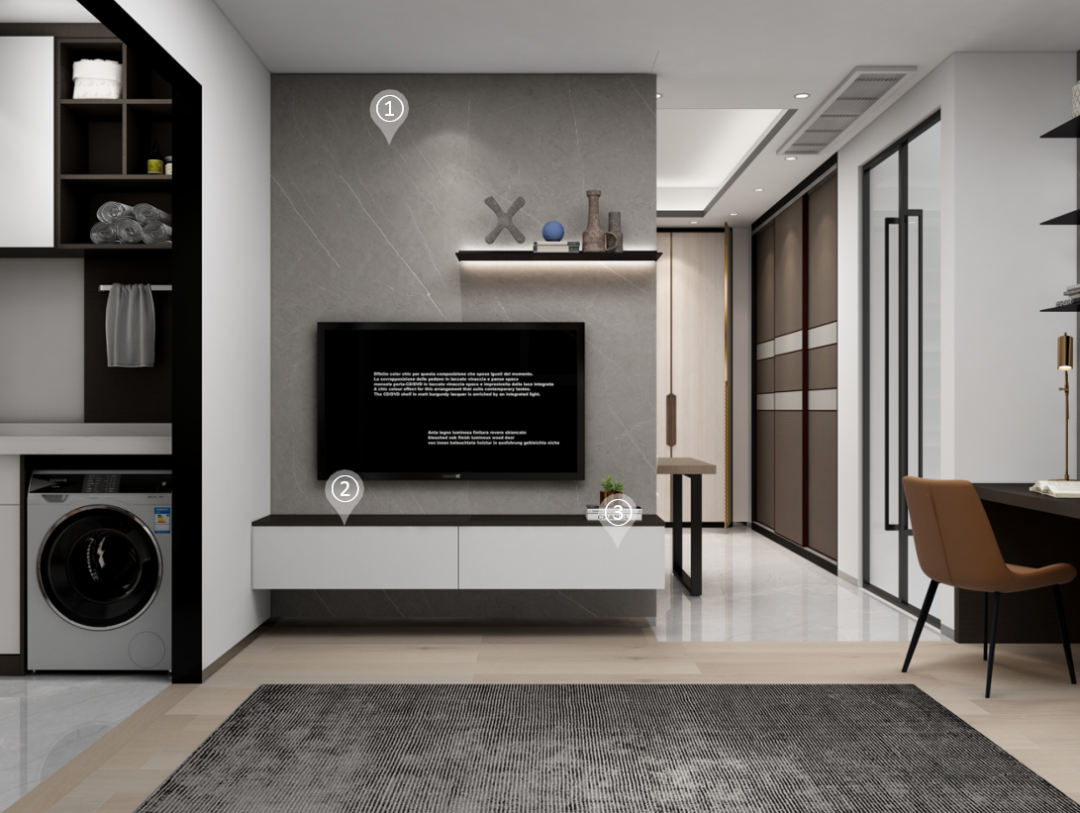 華洲木業(yè)︱廣西戰(zhàn)略合作商 110㎡ 展廳空間設(shè)計案例(圖8)