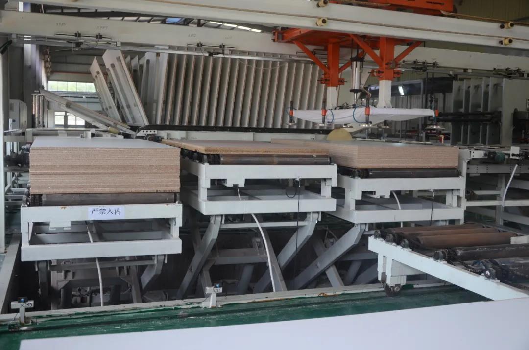 “素板美容院”，華洲又一條飾面板生產(chǎn)線投產(chǎn)了！(圖9)