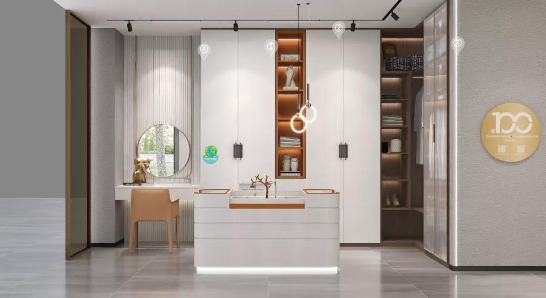 華洲木業(yè)︱江西南昌戰(zhàn)略合作商 105㎡ 展廳空間設(shè)計(jì)案例(圖6)