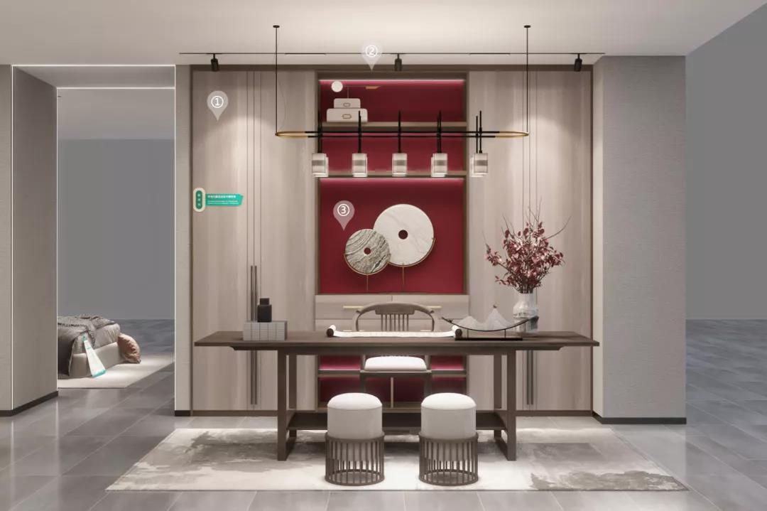 華洲木業(yè)︱江西南昌戰(zhàn)略合作商 105㎡ 展廳空間設(shè)計(jì)案例(圖4)