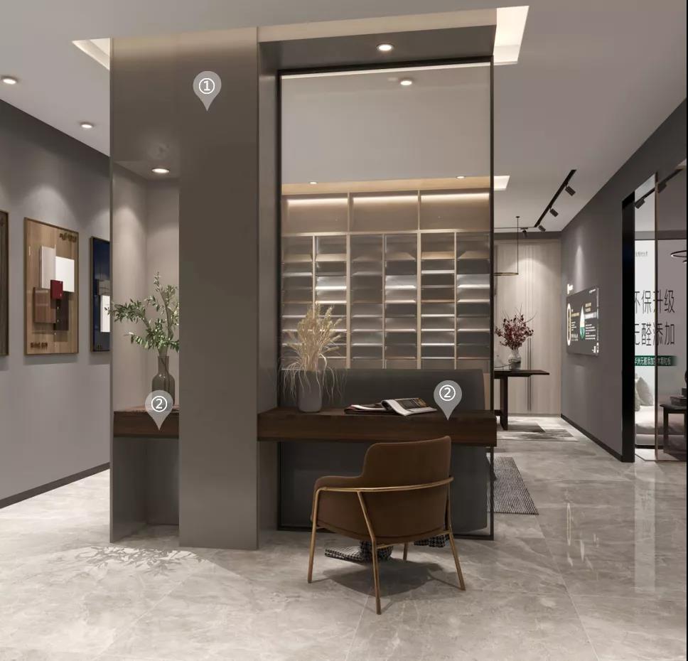 華洲木業(yè)︱廣東增城戰(zhàn)略合作商 205㎡ 展廳空間設(shè)計案例(圖7)