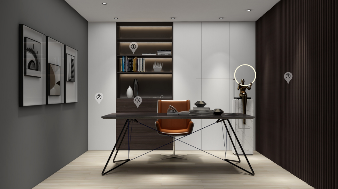 華洲木業(yè)︱江西萍鄉(xiāng)戰(zhàn)略合作商146㎡展廳空間設(shè)計(jì)案例(圖8)