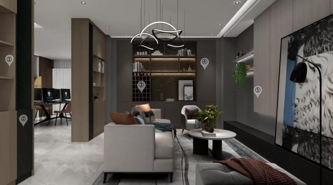 華洲木業(yè)︱江西萍鄉(xiāng)戰(zhàn)略合作商146㎡展廳空間設(shè)計(jì)案例(圖3)